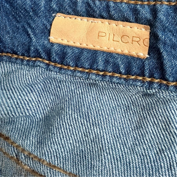 Pilcro The Joey High-Rise Distressed Wide-Leg Jeans, sz 31 - Picture 3 of 6